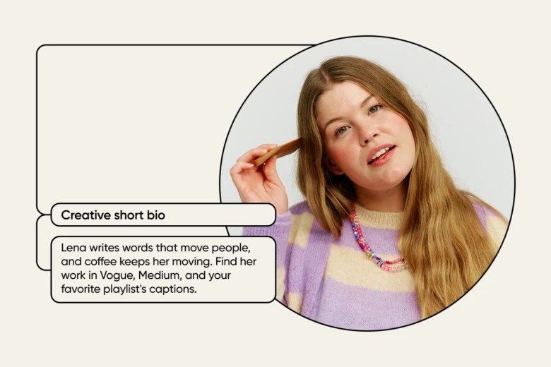 short professional bio for creative people