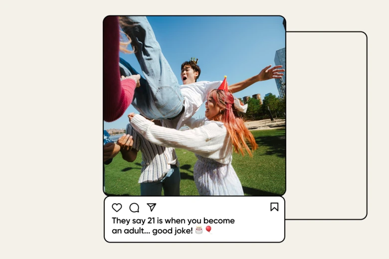 Funny 21st birthday captions