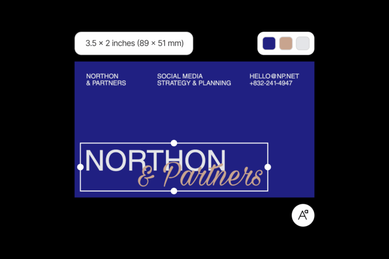 key elements of a visiting card