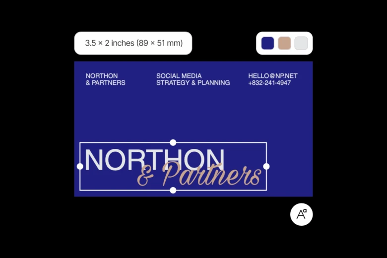 key elements of a visiting card