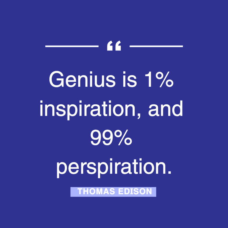 Entrepreneur quote of Thomas Edison