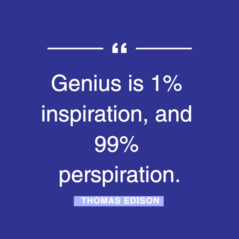 Entrepreneur quote of Thomas Edison