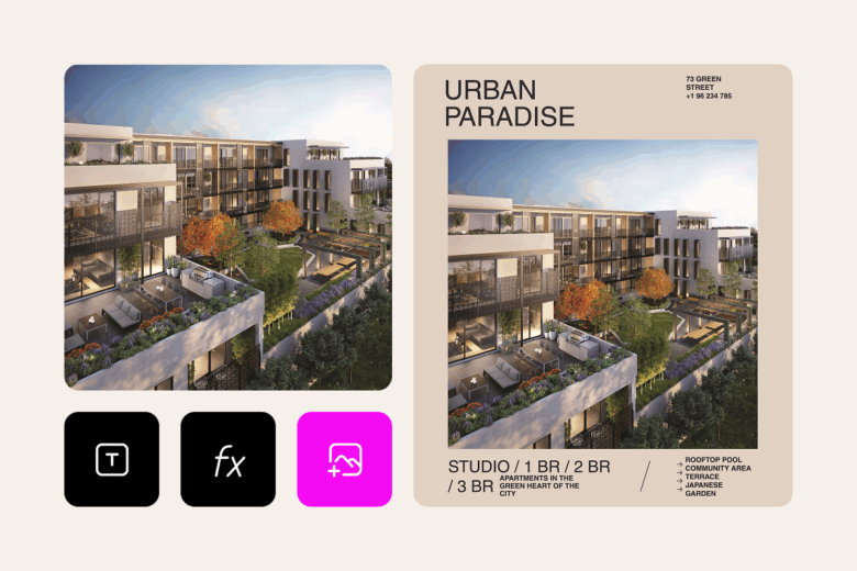 luxury real estate marketing banners