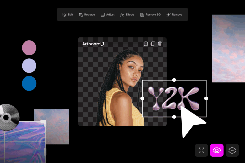 moodboarding with Picsart infinite frame feature
