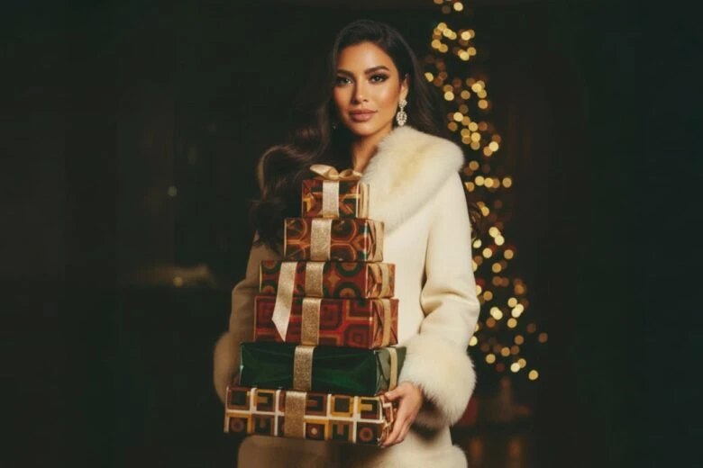 cozy indoor christmas aesthetic