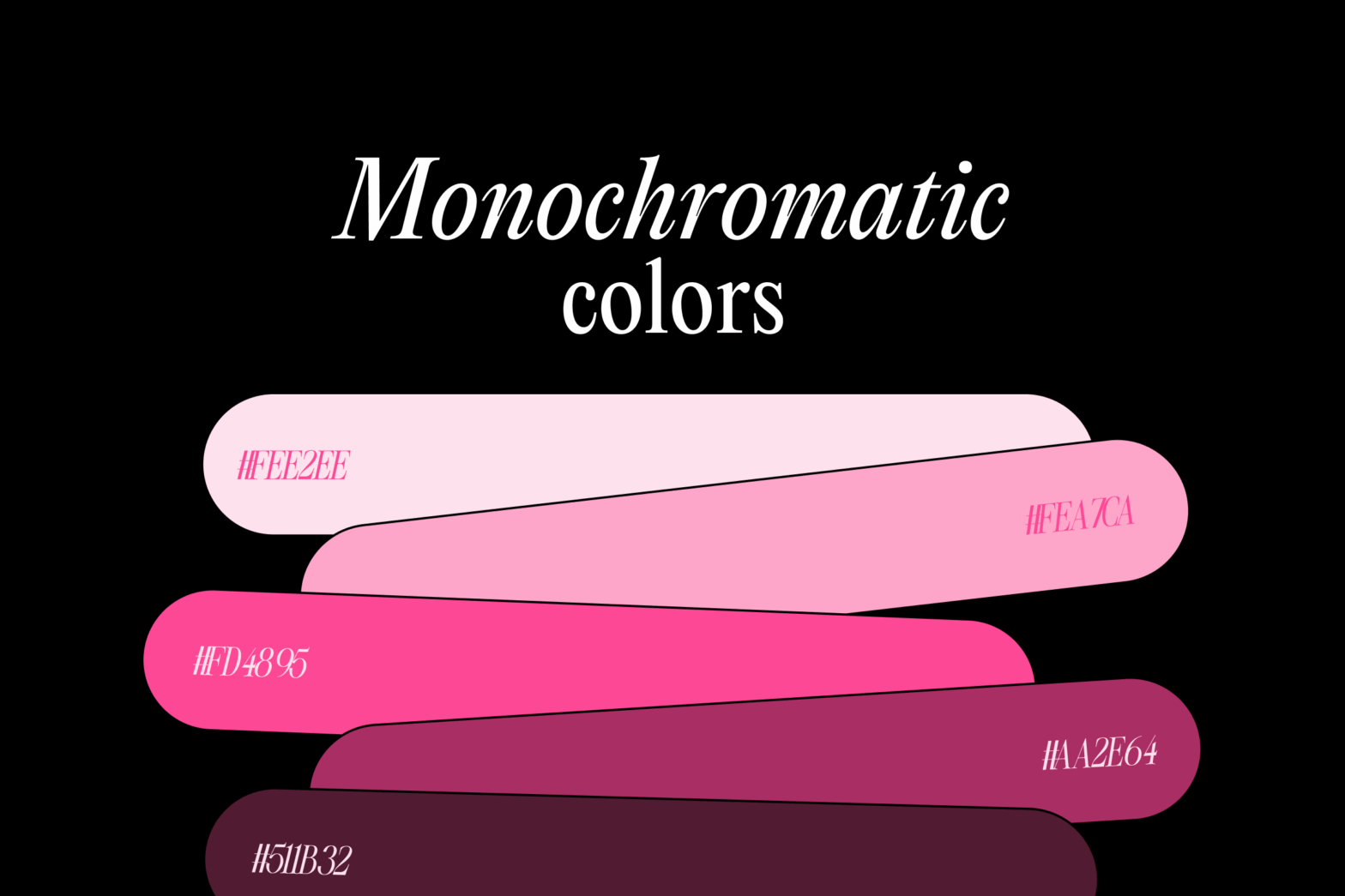 Monochromatic colors: a simple guide to this calm and creative color style