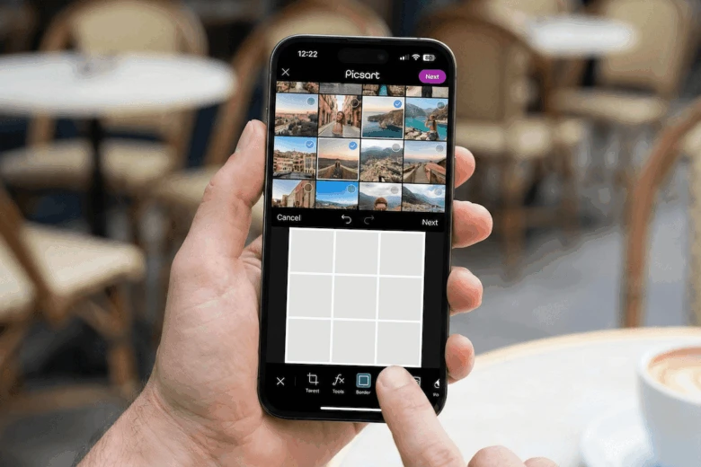 collage maker on iphone