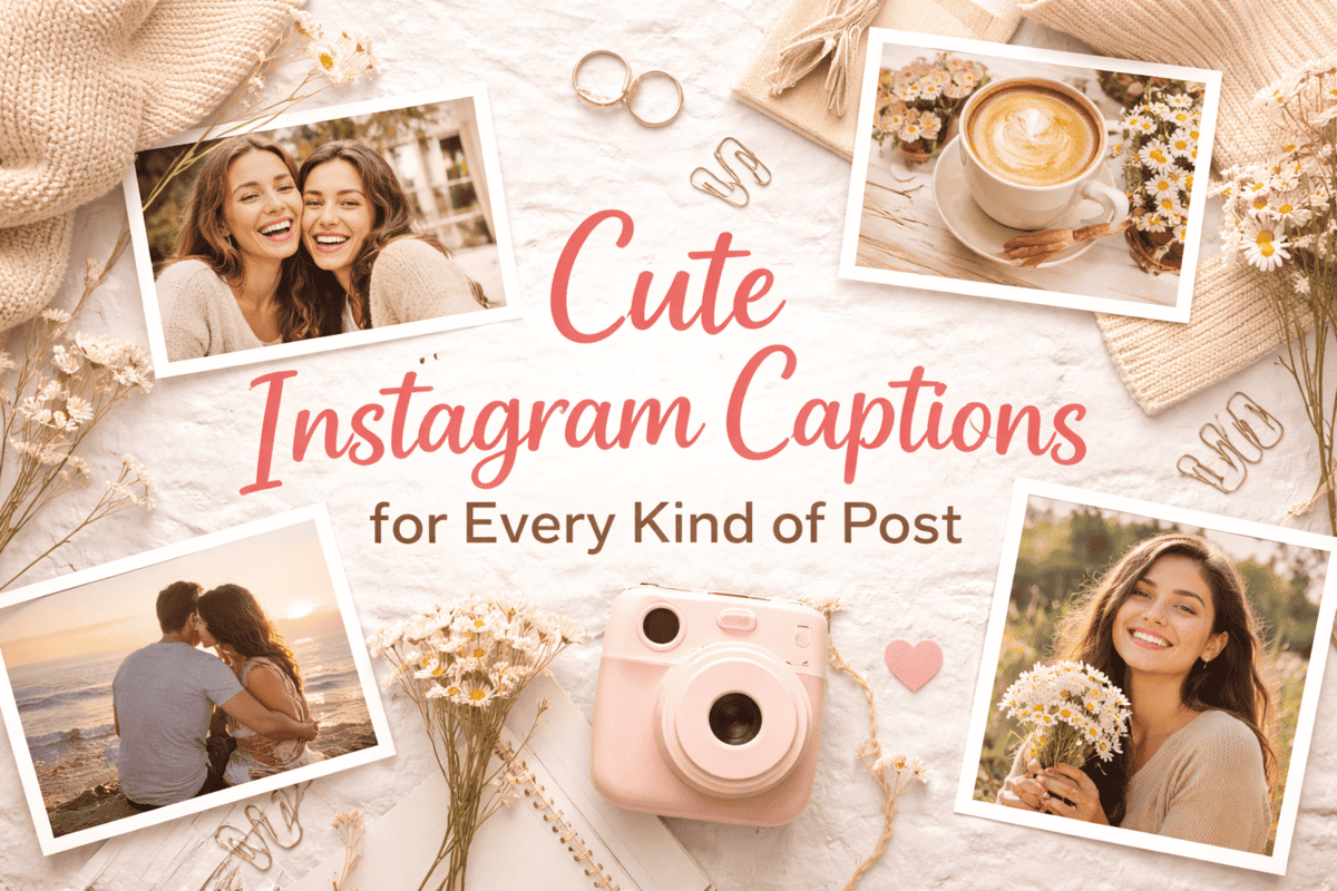 Cute Instagram captions for every kind of post