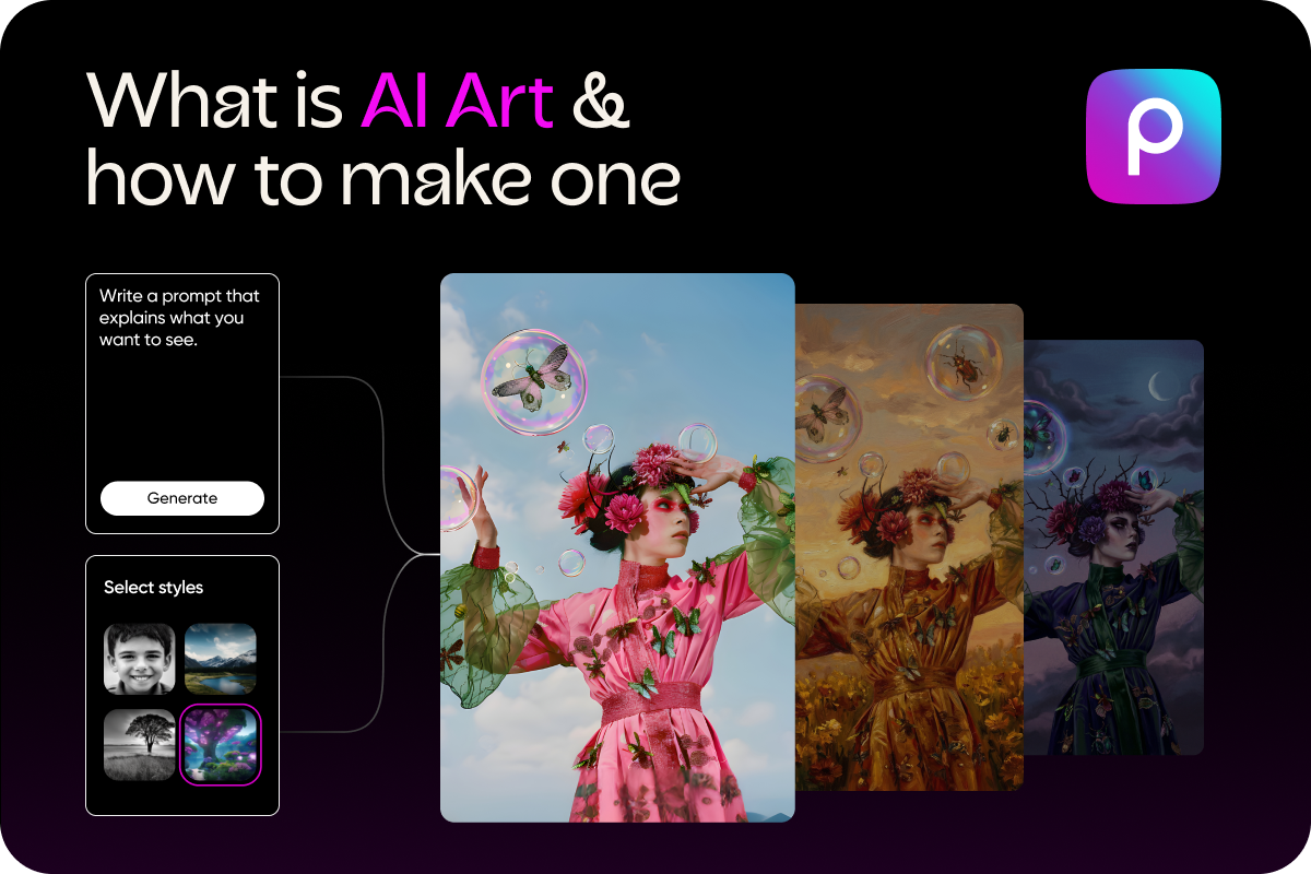 What is AI art and how to make one with Picsart