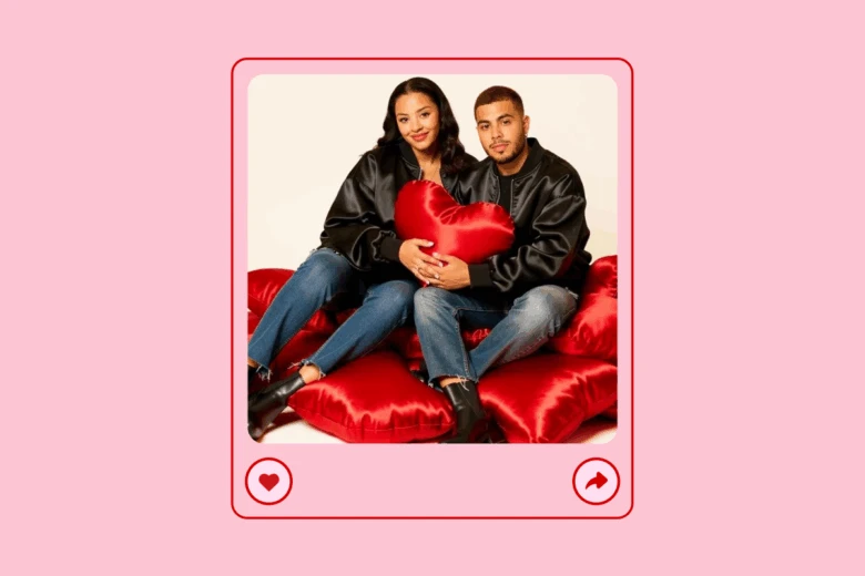 Valentines day design ideas for social media