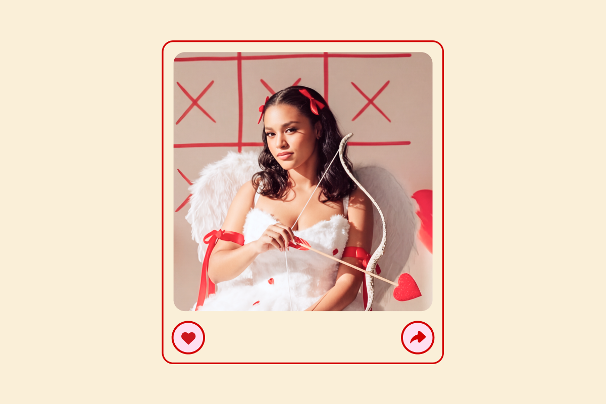 5 easy Valentine’s Day design ideas for social media with Picsart