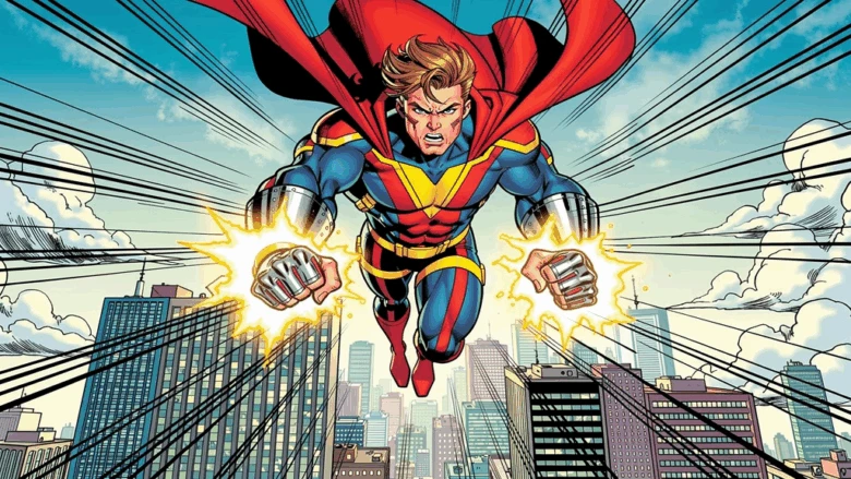 superhero comic book