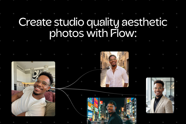 AI photography tutorial with Picsart Flow