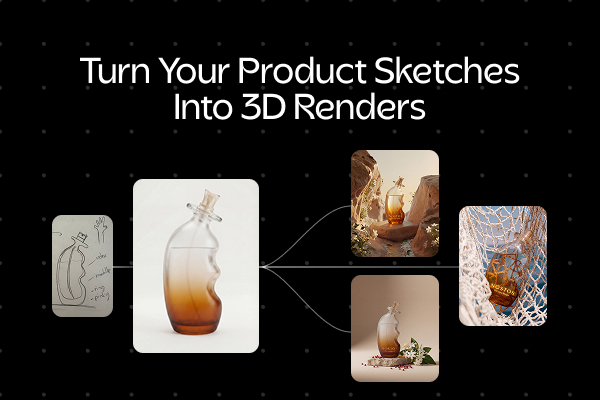 How to turn a rough sketch into a finished design with Picsart Flow