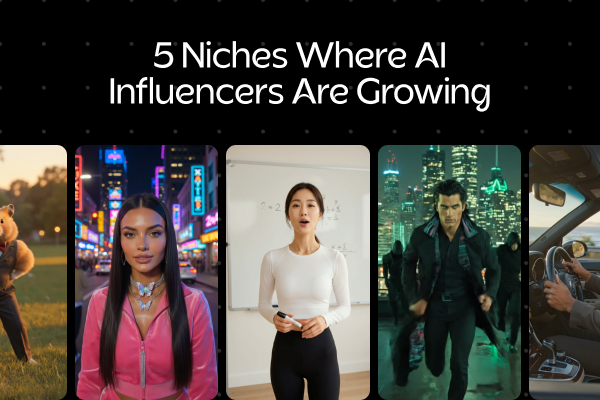 5 AI influencer niches blowing up right now