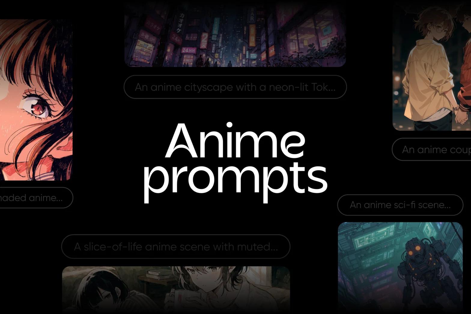 Anime prompts: 30 AI ideas for characters, scenes, styles, and video