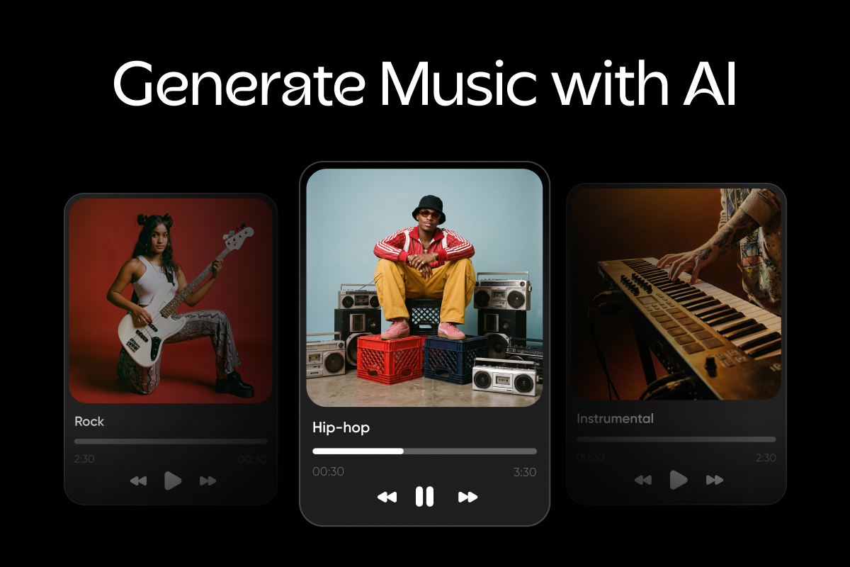How to make AI music with Picsart