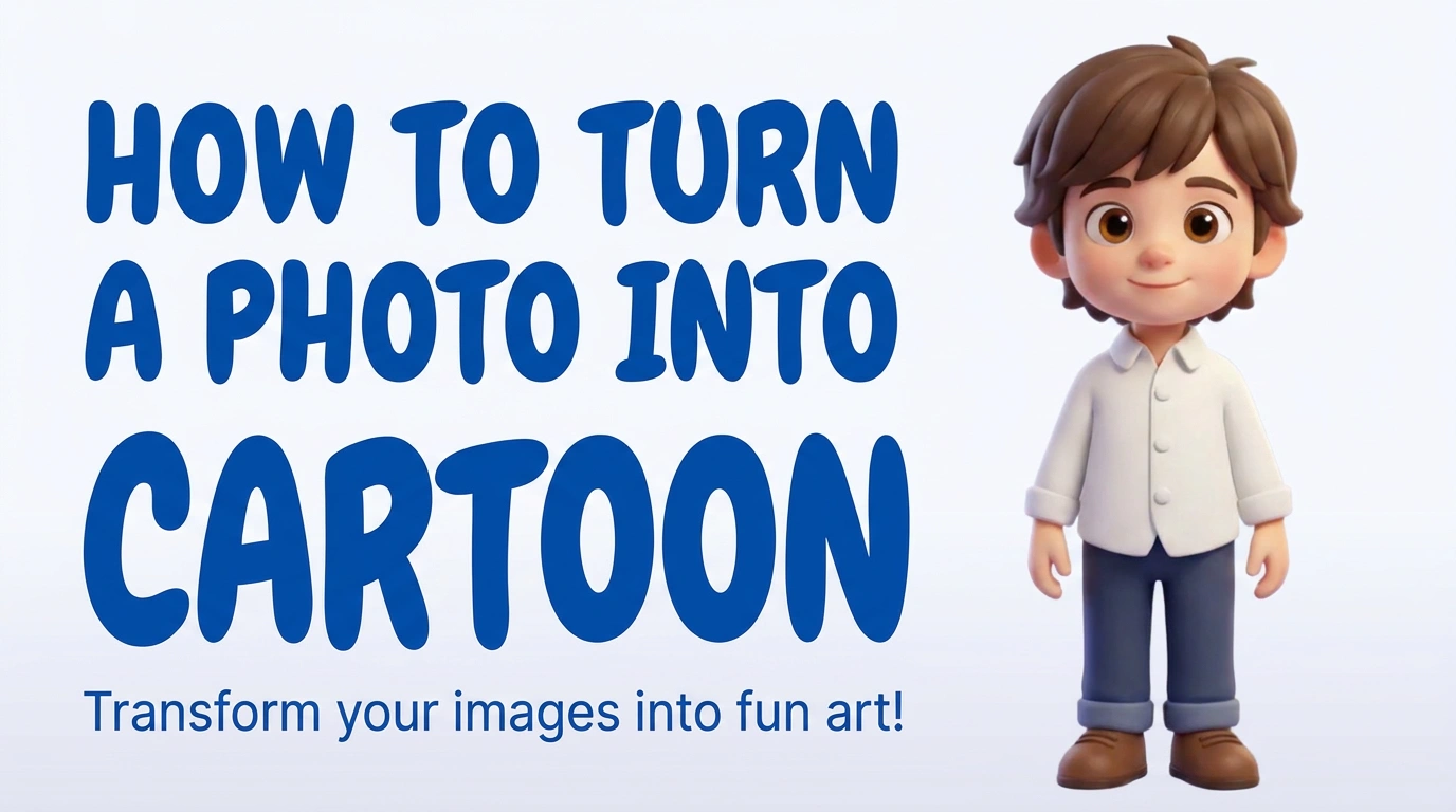How to turn a photo into a cartoon with Picsart Flow