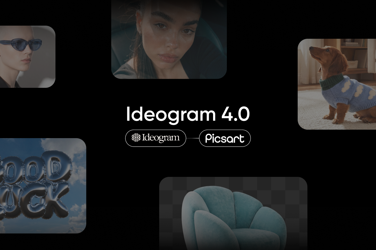 Ideogram 4.0 is now available in Picsart Flow
