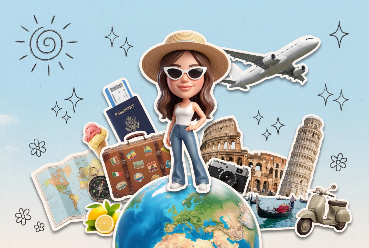 Daily Trend Drop Vol. 49: “Bobblehead” – turn your selfie into a travel caricature