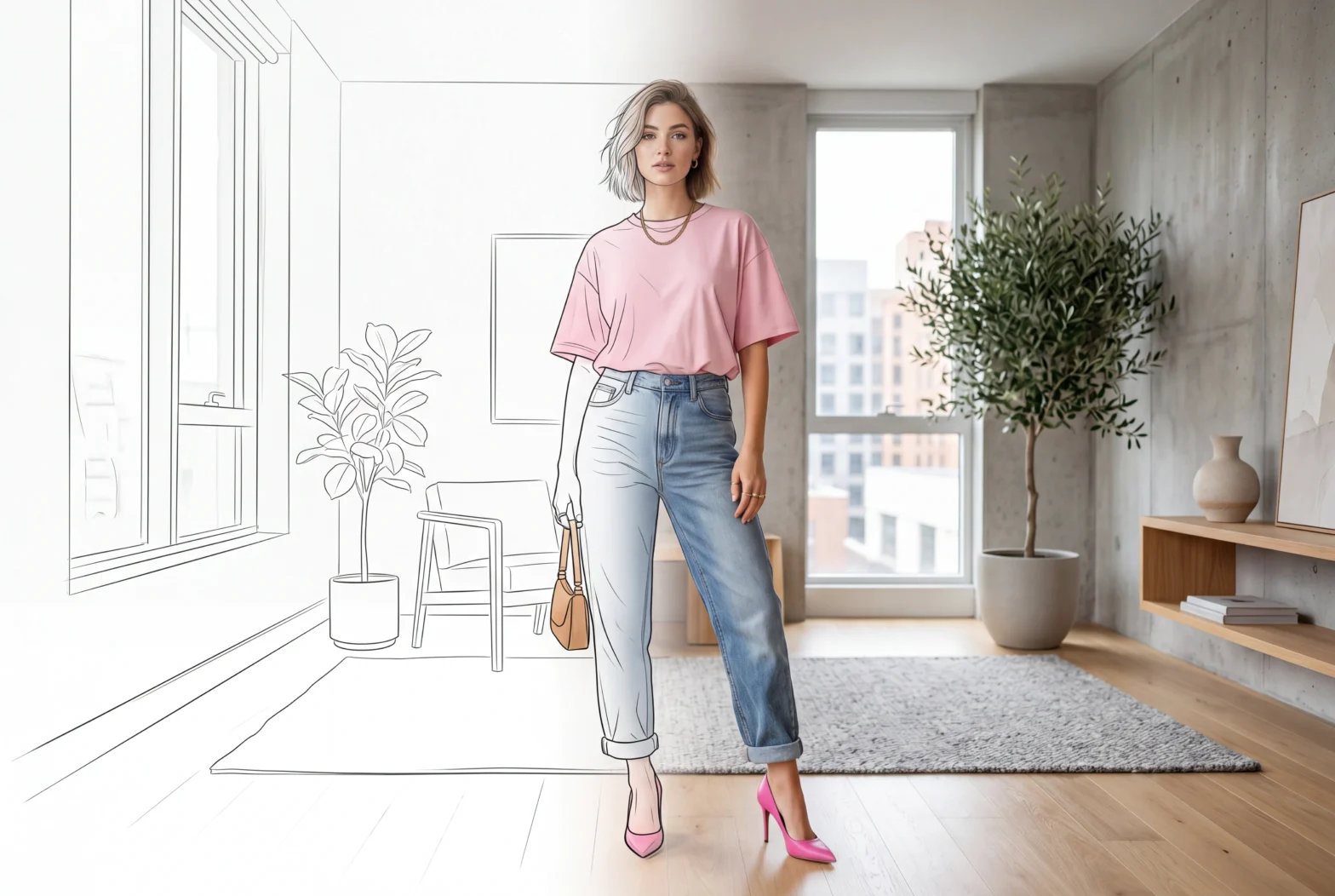 Daily Trend Drop Vol. 61: “Color Your Outfit” – The Coloring-Book Page That Fills Itself In