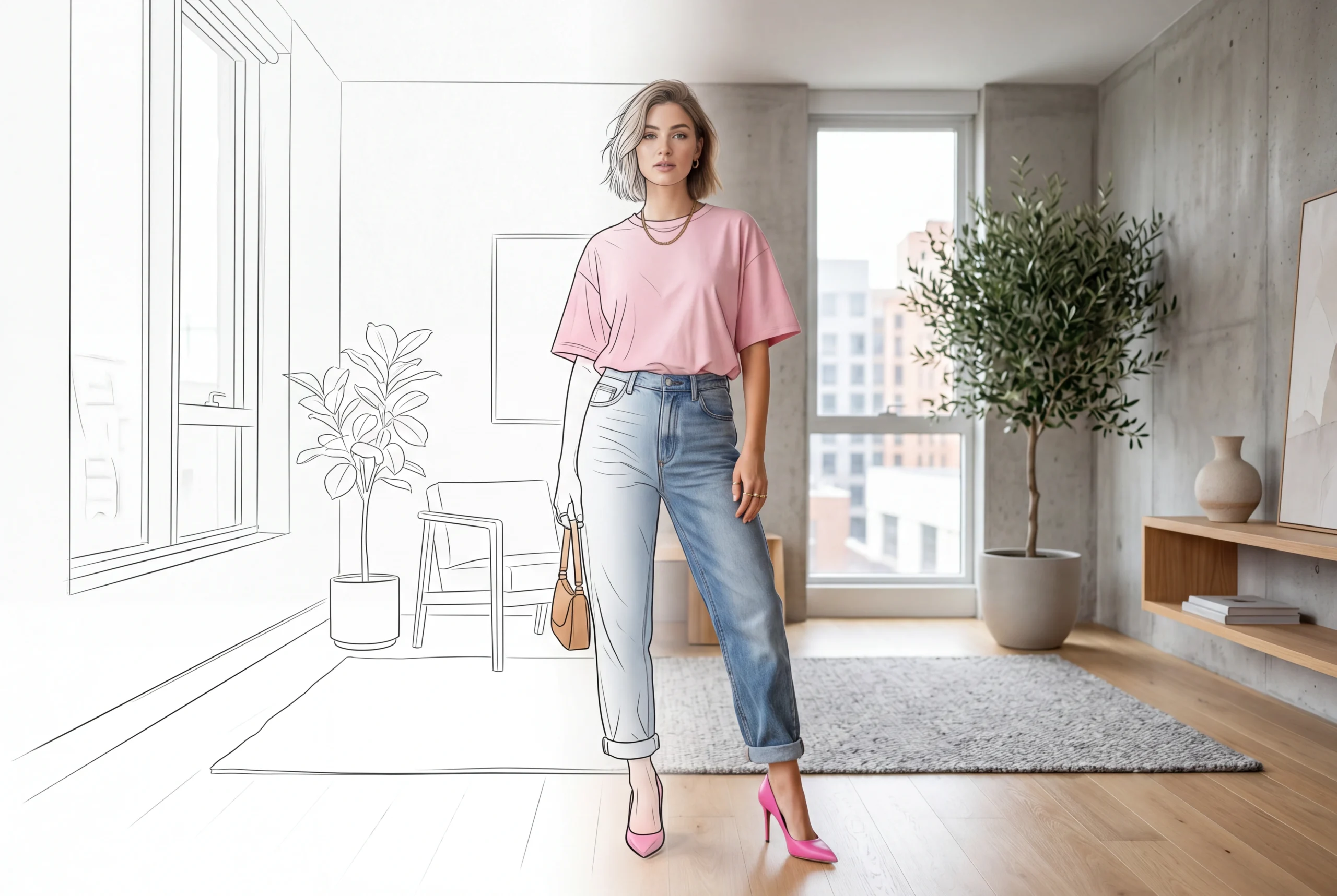 Daily Trend Drop Vol. 61: "Color Your Outfit" - The Coloring-Book Page That Fills Itself In