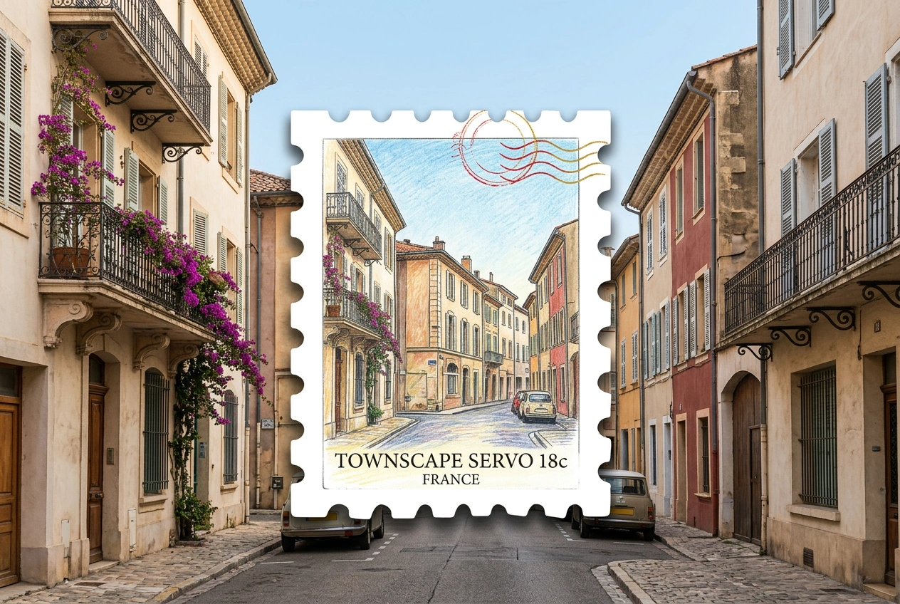 Daily Trend Drop Vol. 46: “Moving Stamp Edit” – The AI Trend Animating a Postage Stamp Across Your Photo