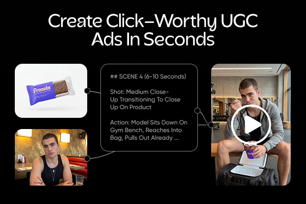 How to create viral AI UGC Ads with Picsart (complete workflow)