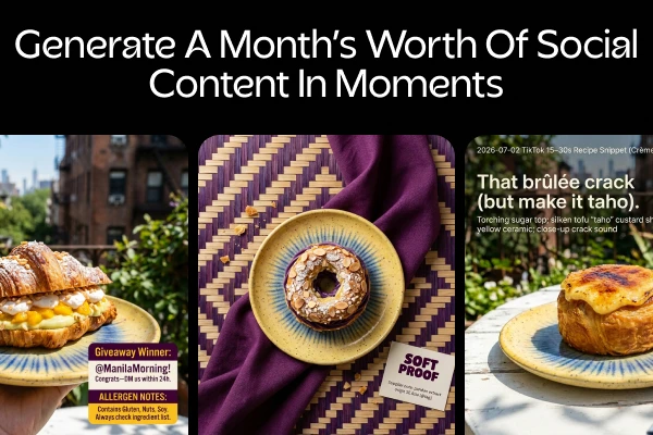 How to create a 30-day social media content plan with AI