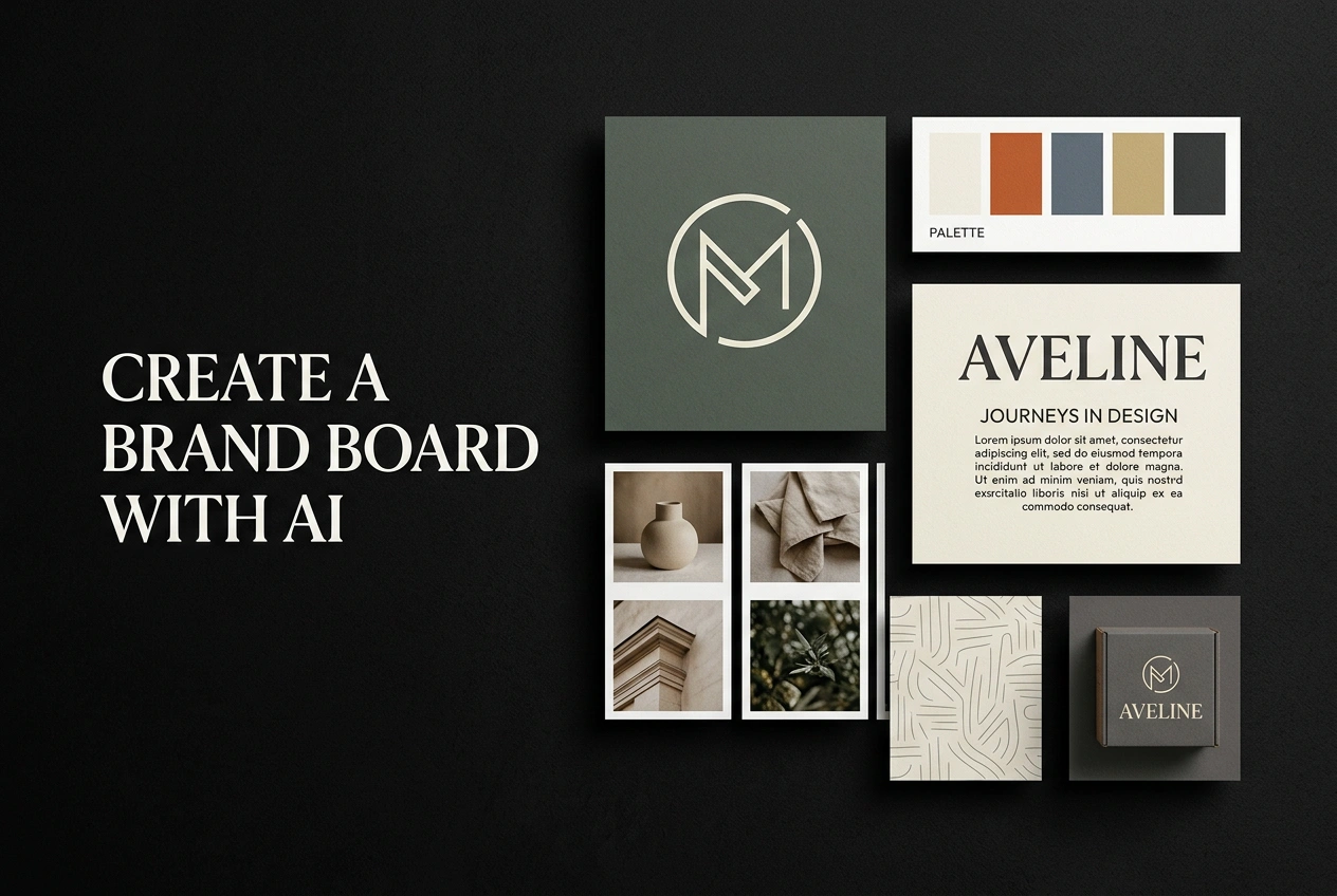 How to make a brand board with AI