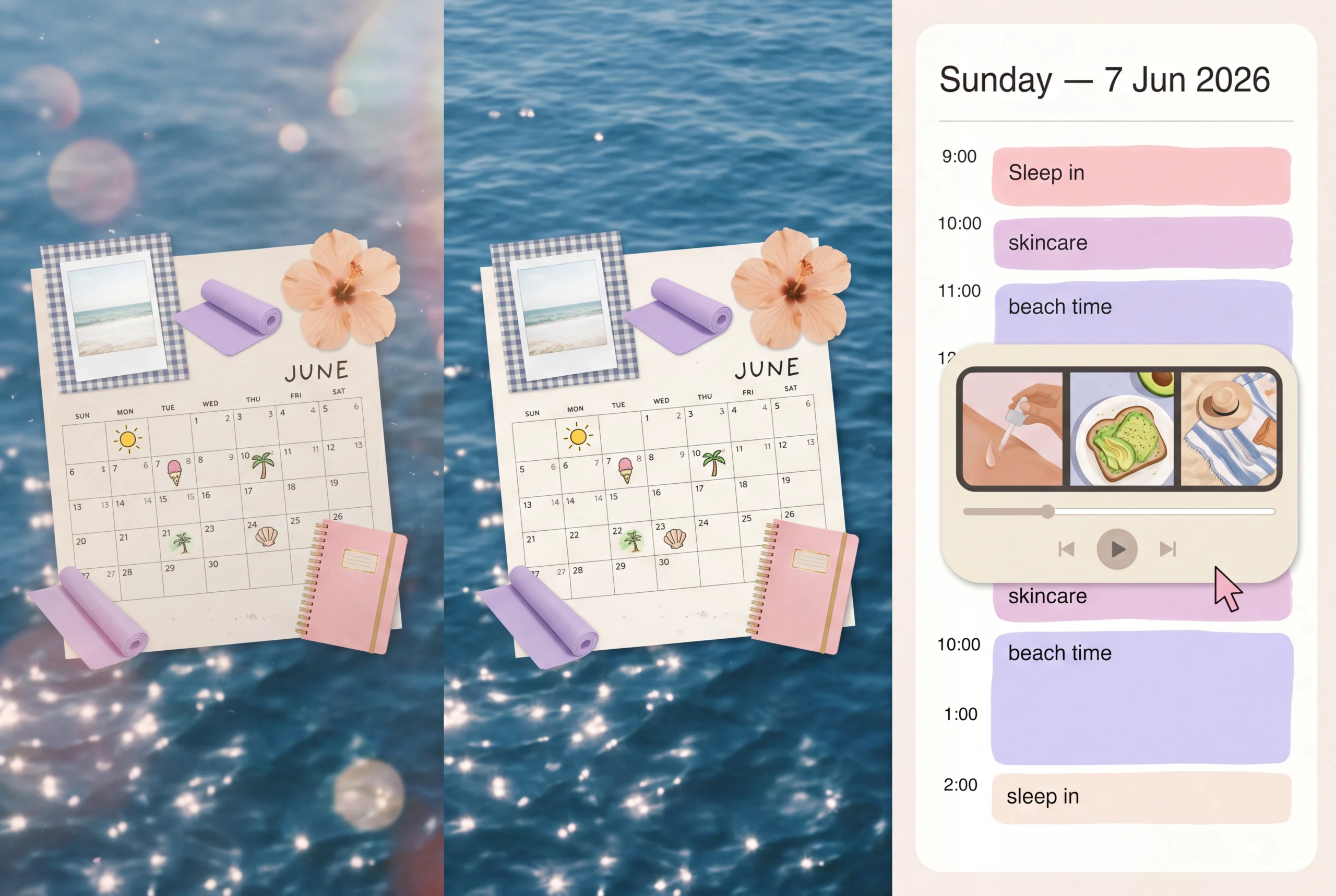 Daily Trend Drop Vol. 64: The Aesthetic Calendar - Put Your Summer day on the Calendar