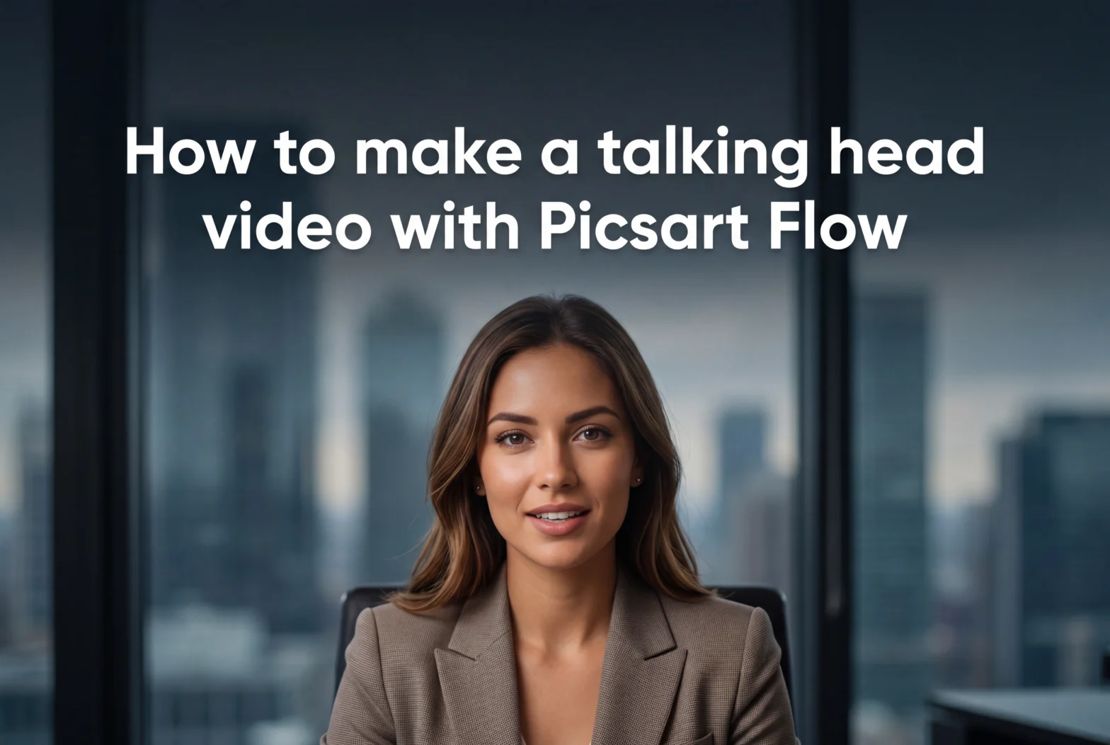 How to make a talking head video with Picsart Flow