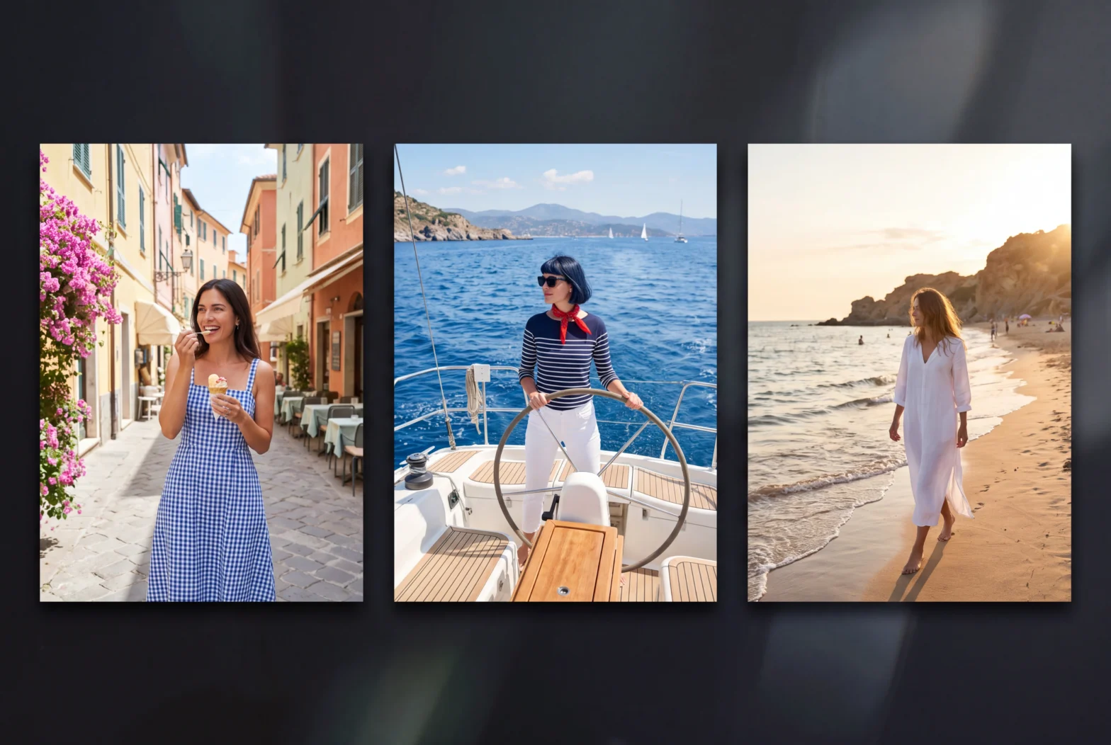 Create a dreamy summer travel aesthetic feed with Gen.Ai Summer Vibes presets