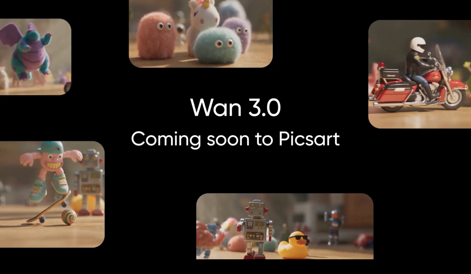 WAN 3.0 is coming to Picsart with 30-second video