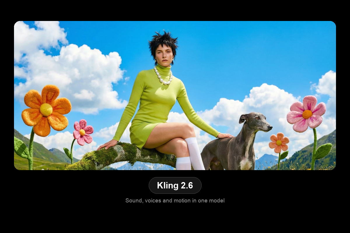 All about Kling 2.6: AI video model with sound, voices, and motion