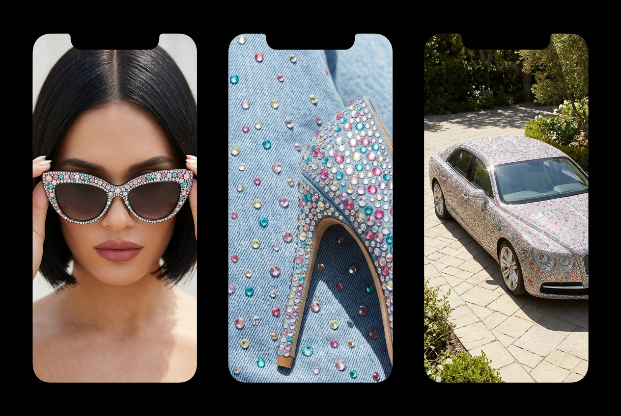 Daily Trend Drop Vol. 92: “Bedazzle Everything” – One Rhinestone Texture, an Entire World