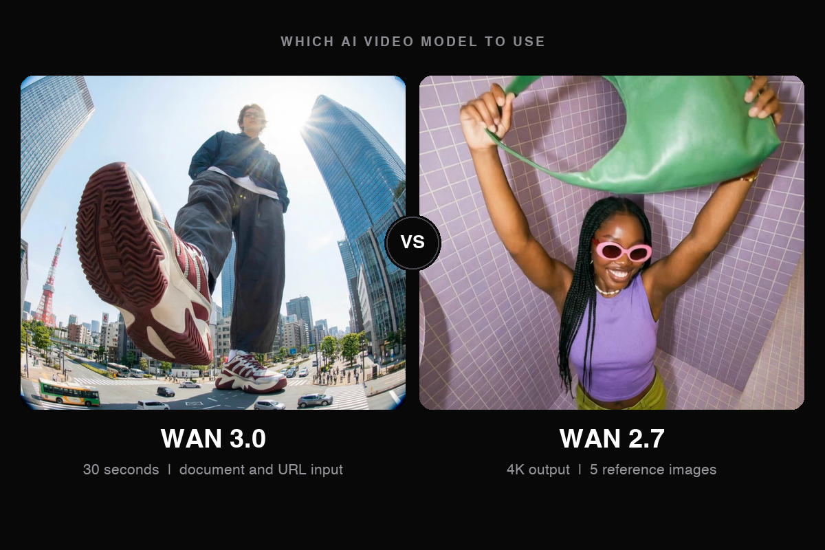 WAN 3.0 vs WAN 2.7: what changed in the newer model