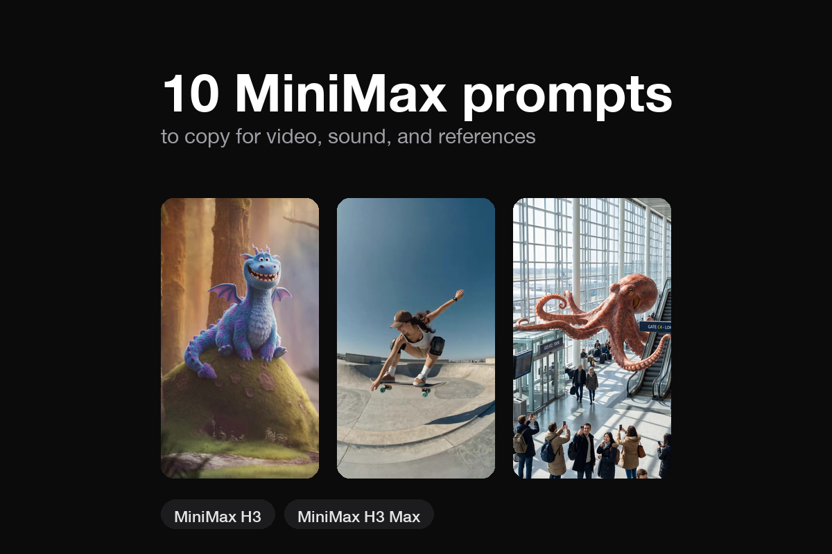MiniMax prompting guide: 10 prompts for H3 and H3 Max