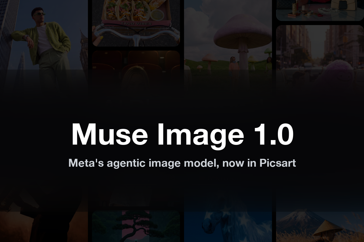 Muse Image 1.0: Meta’s agentic image model, in Picsart