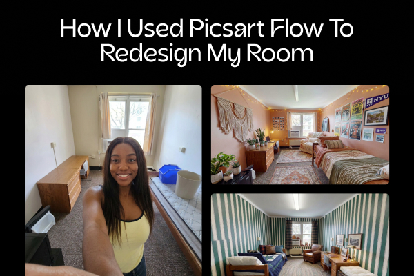 How to use AI to decorate a room and tour it in Picsart Flow