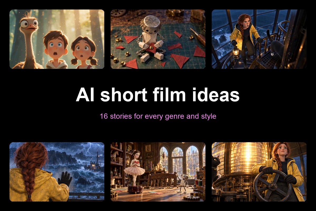AI short film ideas for every genre and style