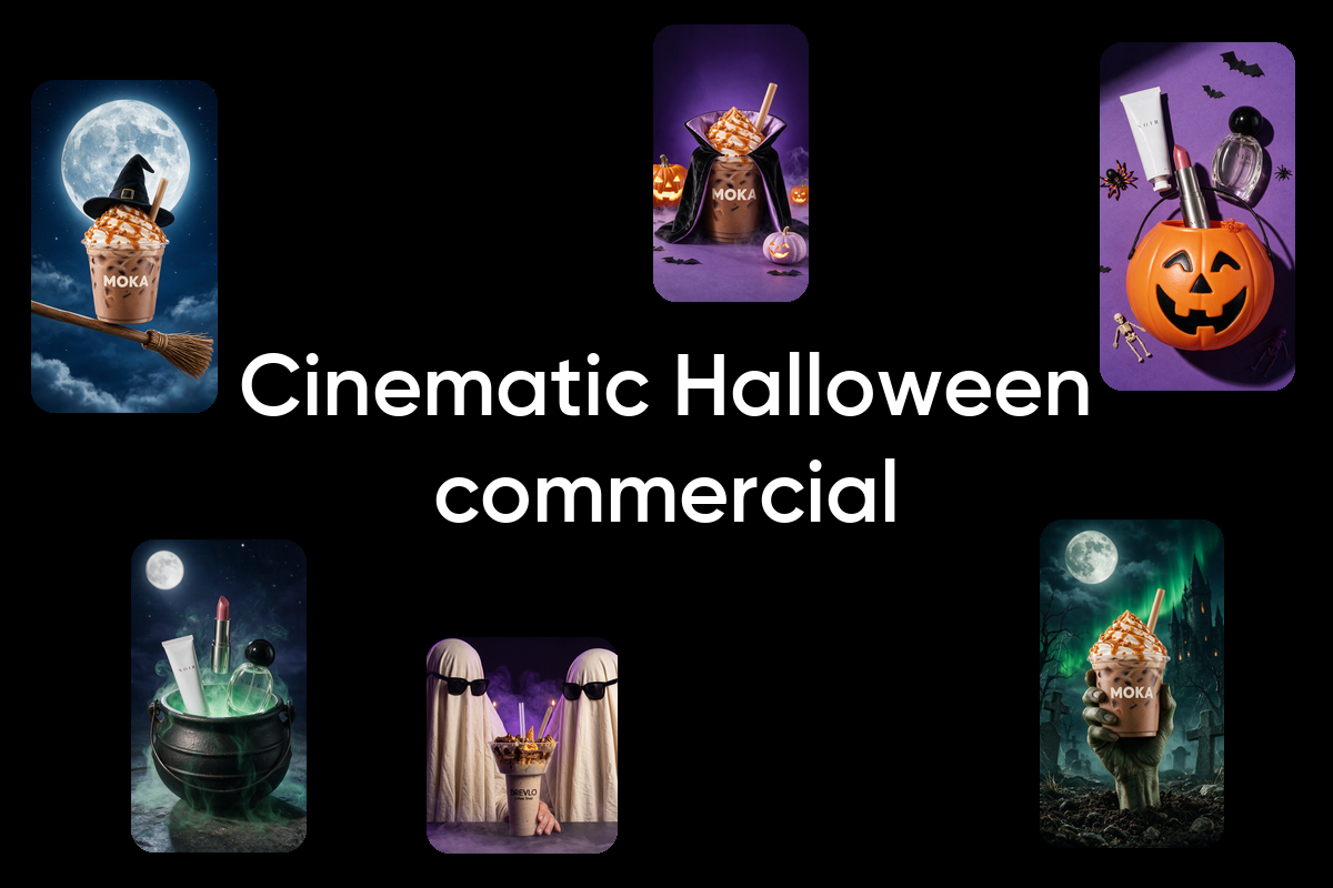 How to make a cinematic Halloween commercial from existing product photos