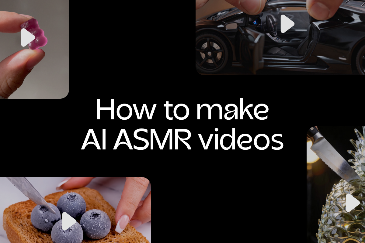 How to make AI ASMR videos with Picsart Flow