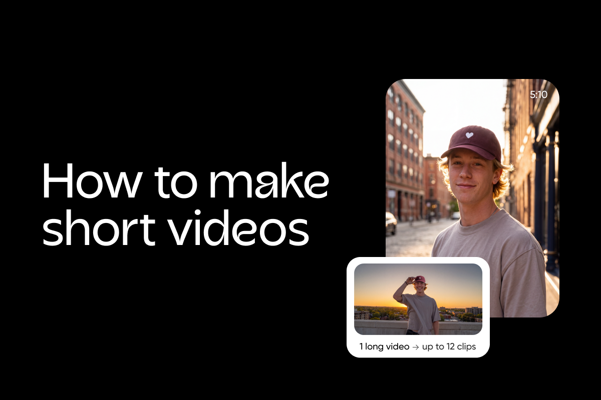 How to make short videos using AI, up to 12 from one upload