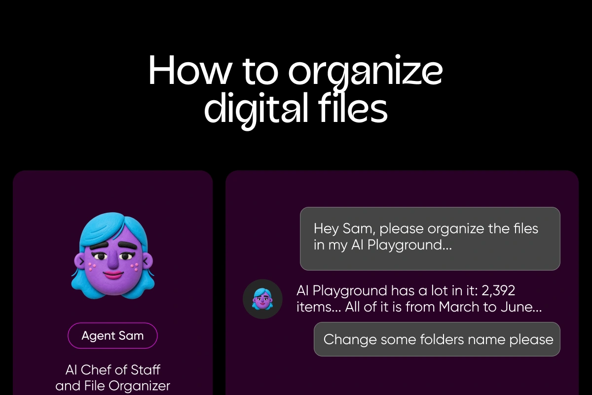 How to organize digital files: hand the mess to an AI agent