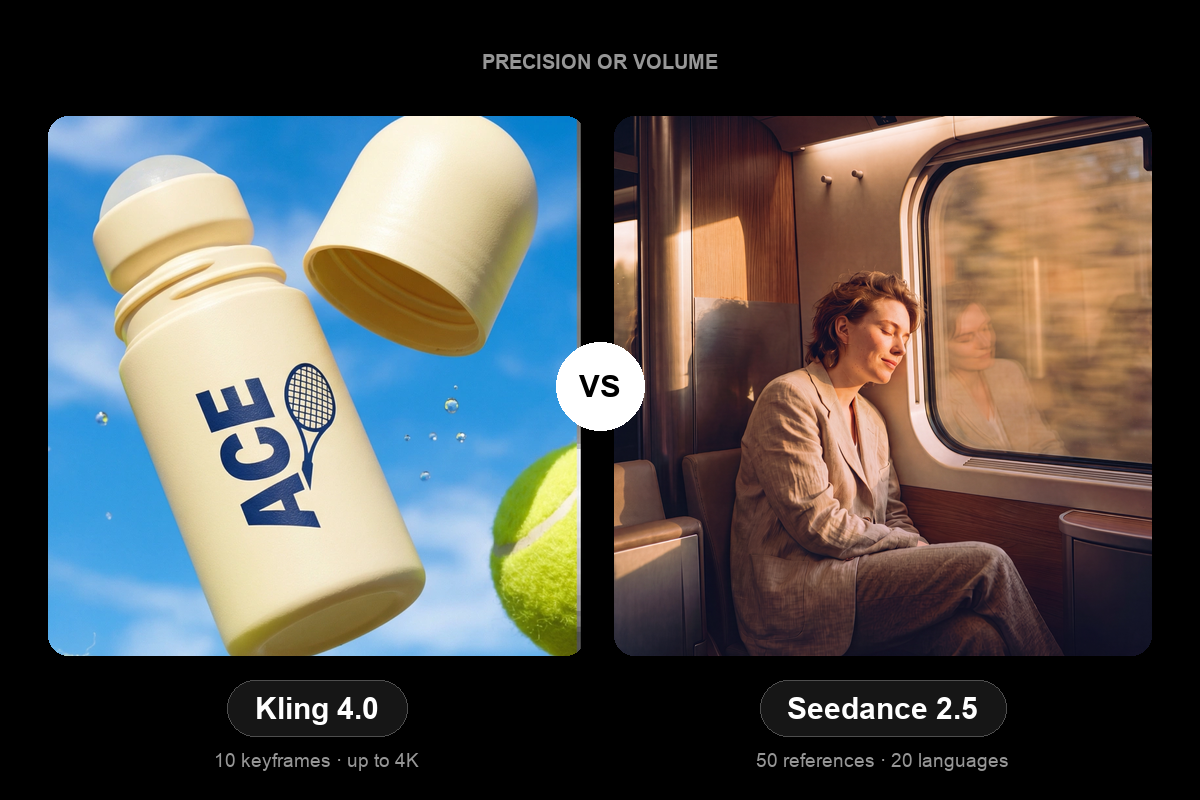 Kling 4.0 vs Seedance 2.5 for 30-second AI video