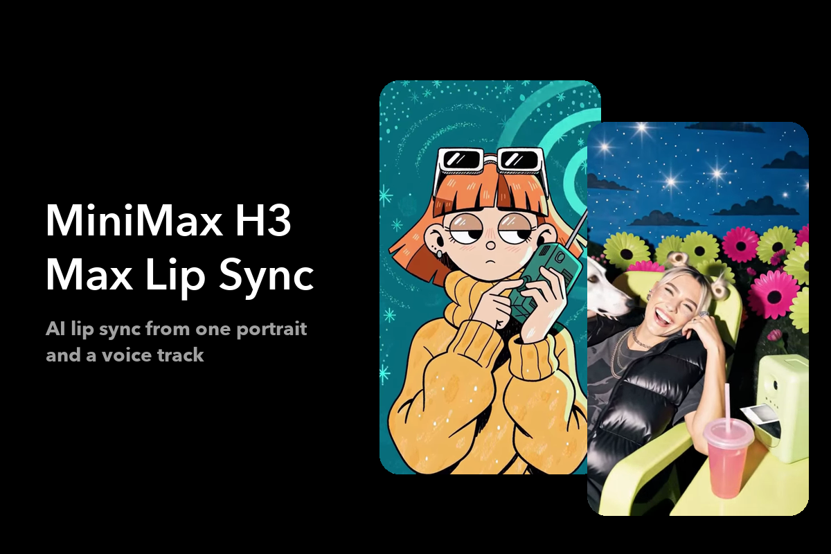 How to make AI lip sync videos with MiniMax H3 Max Lip Sync