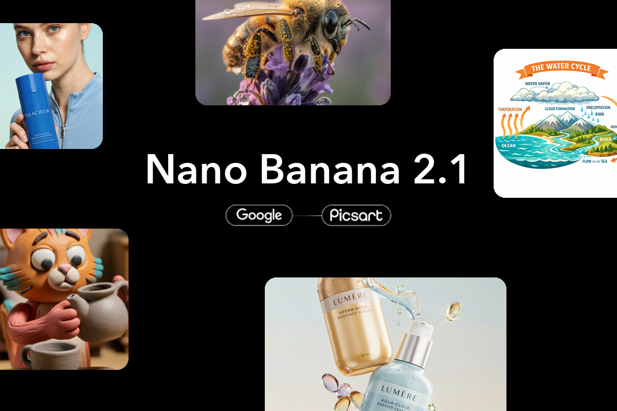 Nano Banana 2.1 is now available in Picsart